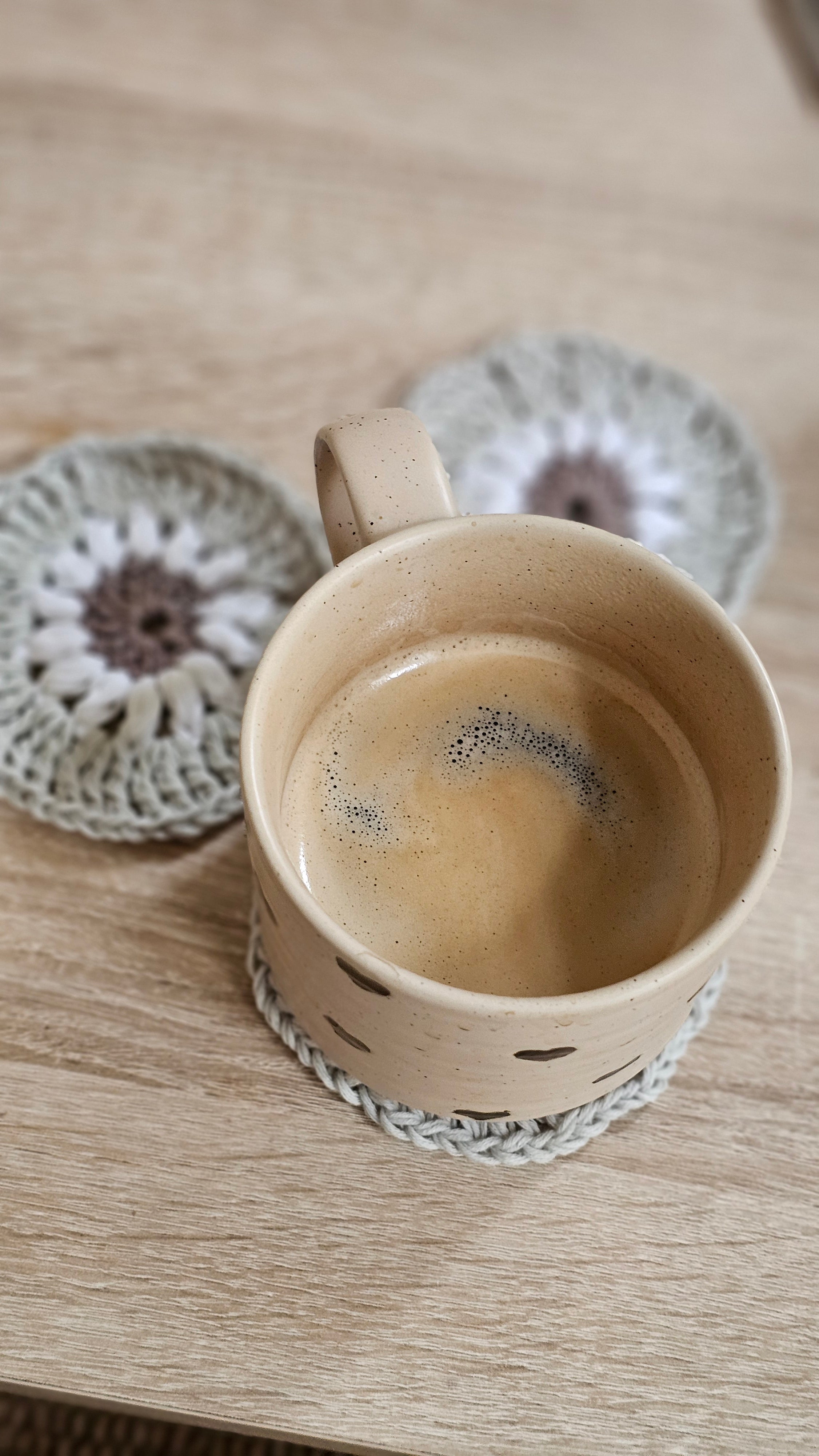 Dessous de verre ronds 100 % coton - à partir de 12€