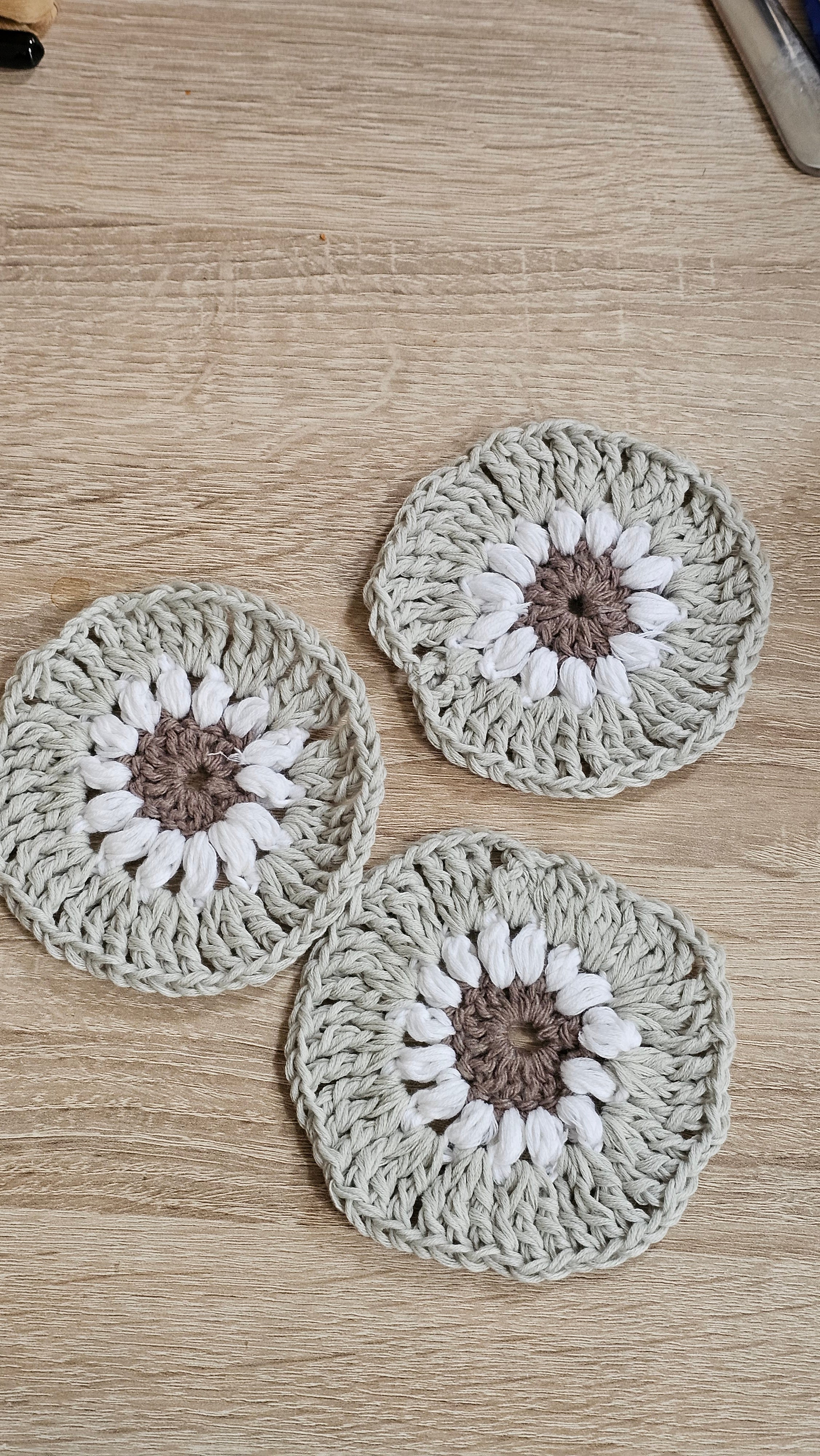 Dessous de verre ronds 100 % coton - à partir de 12€