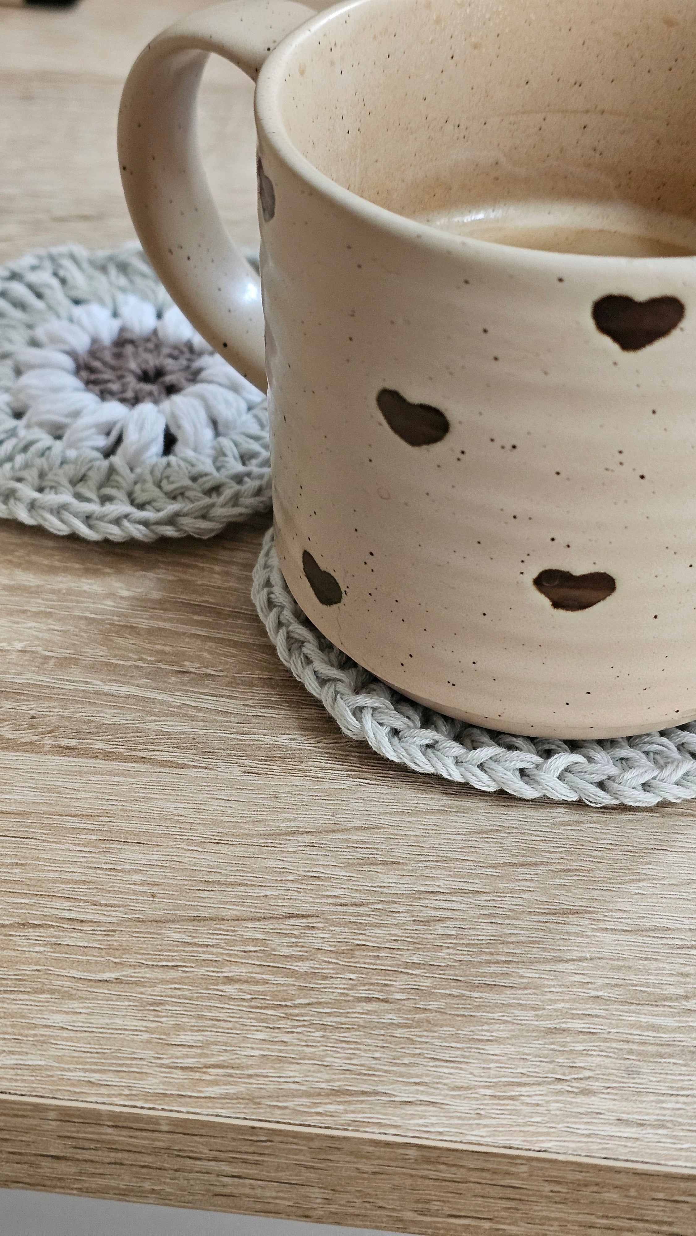 Dessous de verre ronds 100 % coton - à partir de 12€